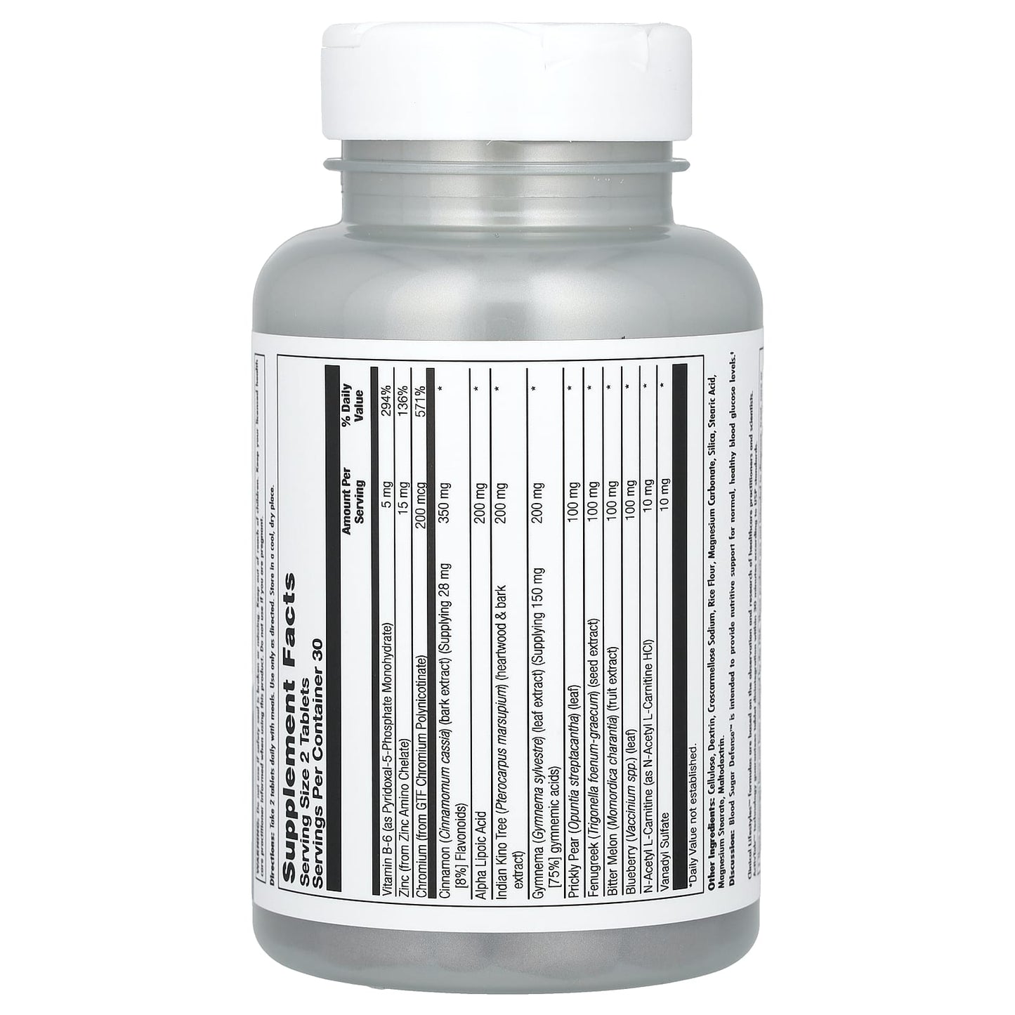 KAL Blood Sugar Defense Supplement, 60 Tablets for Healthy Glucose Levels - Image 2