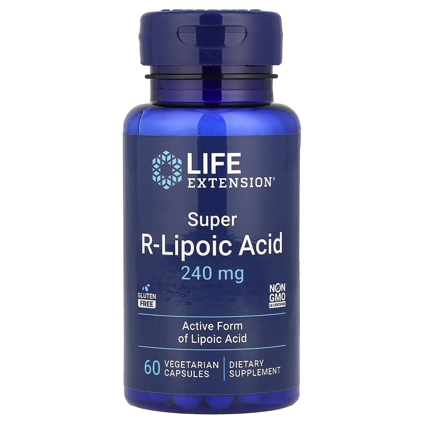 Life Extension, Super R-Lipoic Acid, 60 Vegetarian Capsules - Image 1