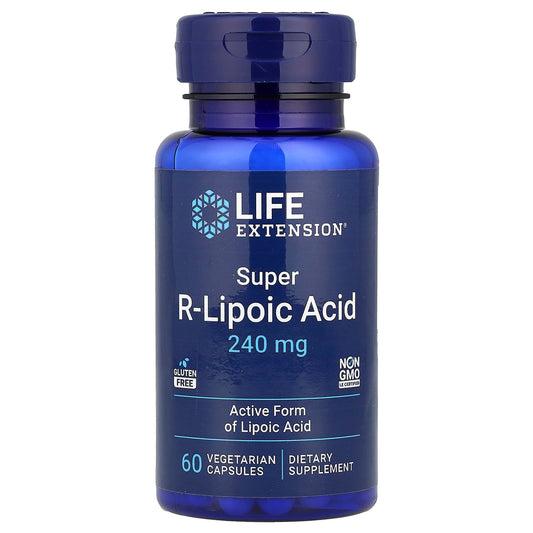 Life Extension, Super R-Lipoic Acid, 60 Vegetarian Capsules - Image 1