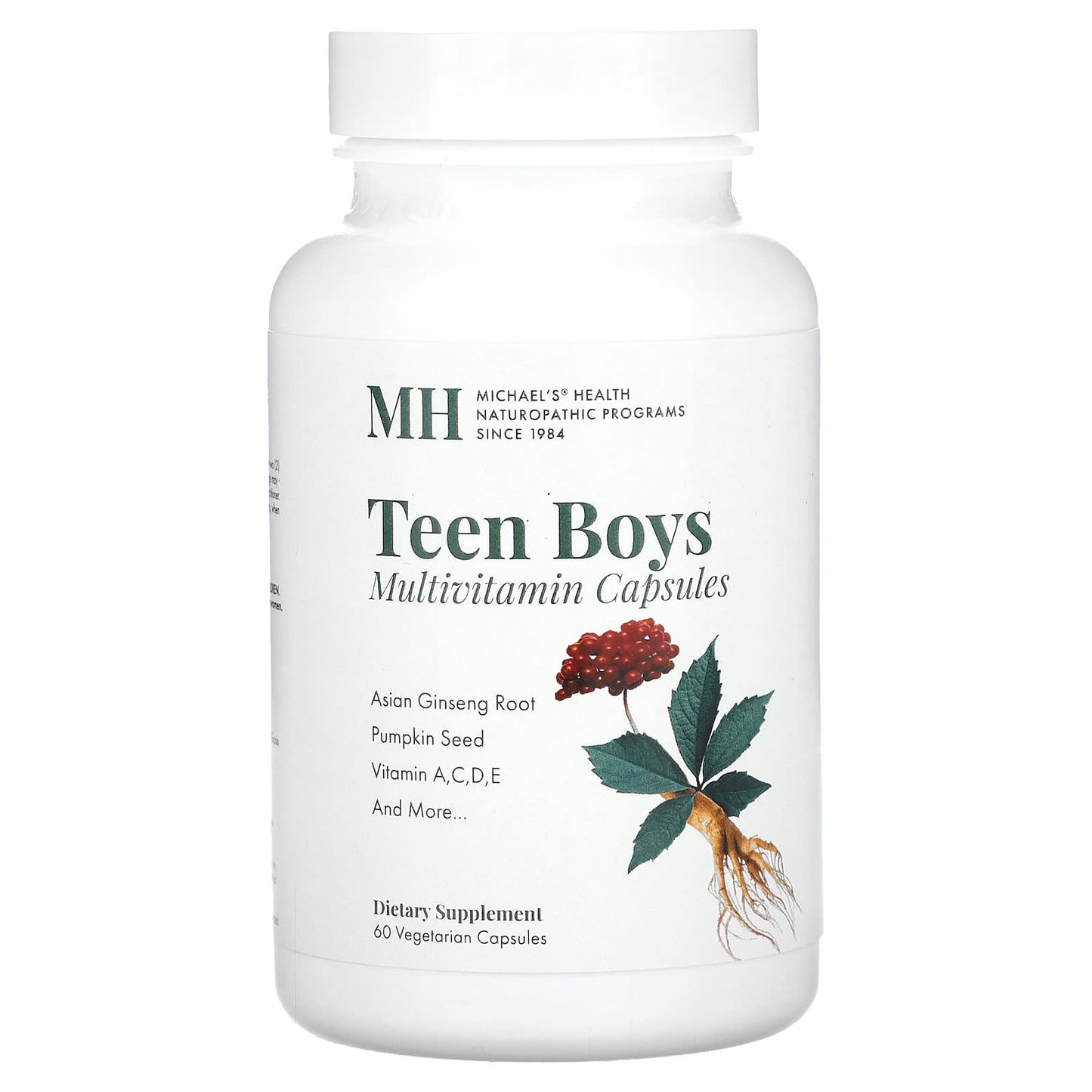 Michael's Health, Teen Boys Multivitamin, 60 Vegetarian Capsules - Image 1