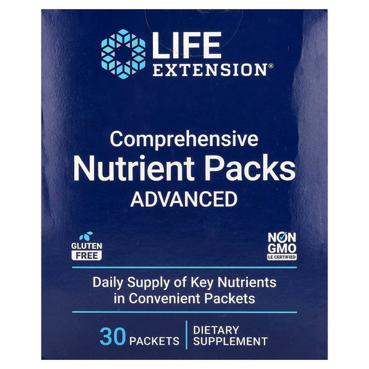 Life Extension, Comprehensive Nutrient Packs, Advanced, 30 Packets - Image 1