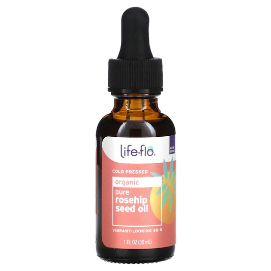 Life-flo, Organic Pure Rosehip Seed Oil, 1 fl oz (30 ml) - Image 1