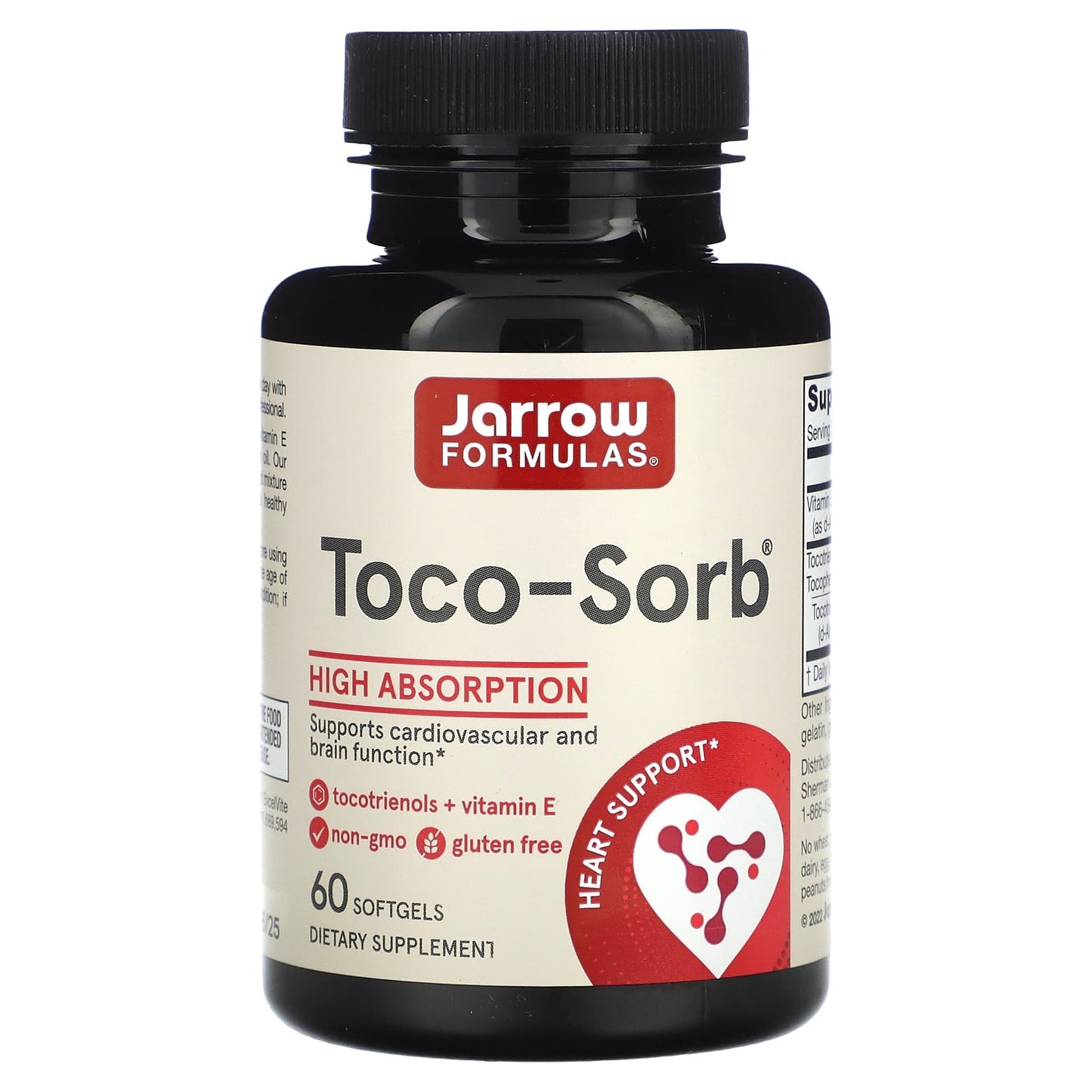 Toco-Sorb Tocotrienol Vitamin E Complex - Heart Brain Health - Image 1
