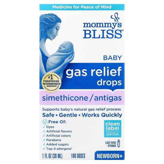 Mommy's Bliss, Baby Gas Relief Drops, Newborn+, 1 fl oz (30 ml) - Image 1