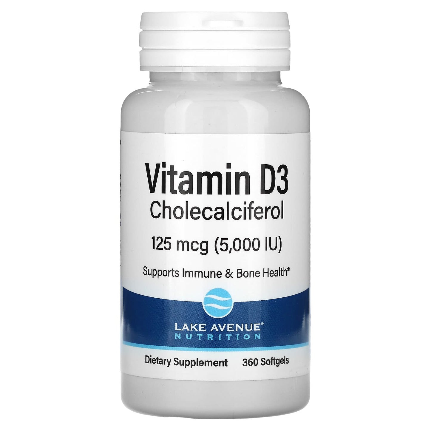Boost Immunity & Bone Health with Vitamin D3 125 mcg (5,000 IU) - Image 1