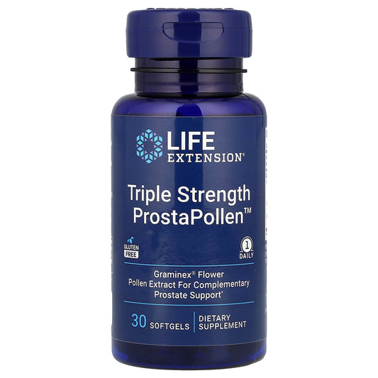 Life Extension, Triple Strength ProstaPollen™, 30 Softgels (378 mg per Softgel) - Image 1