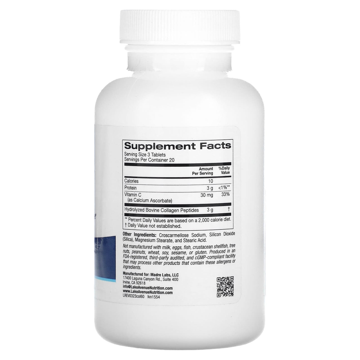 Hydrolyzed Collagen Type I & III Supplement by Lake Avenue Nutrition - Image 2