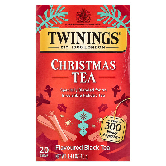Twinings, Christmas Tea, 20 Tea Bags, 1.41 oz (40 g) - Image 1