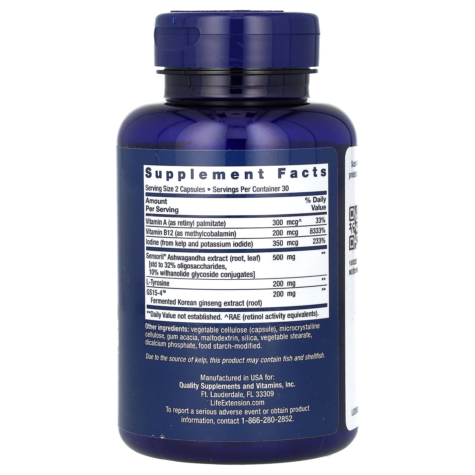 Life Extension, Thyroid Support Complex, 60 Capsules - Image 2