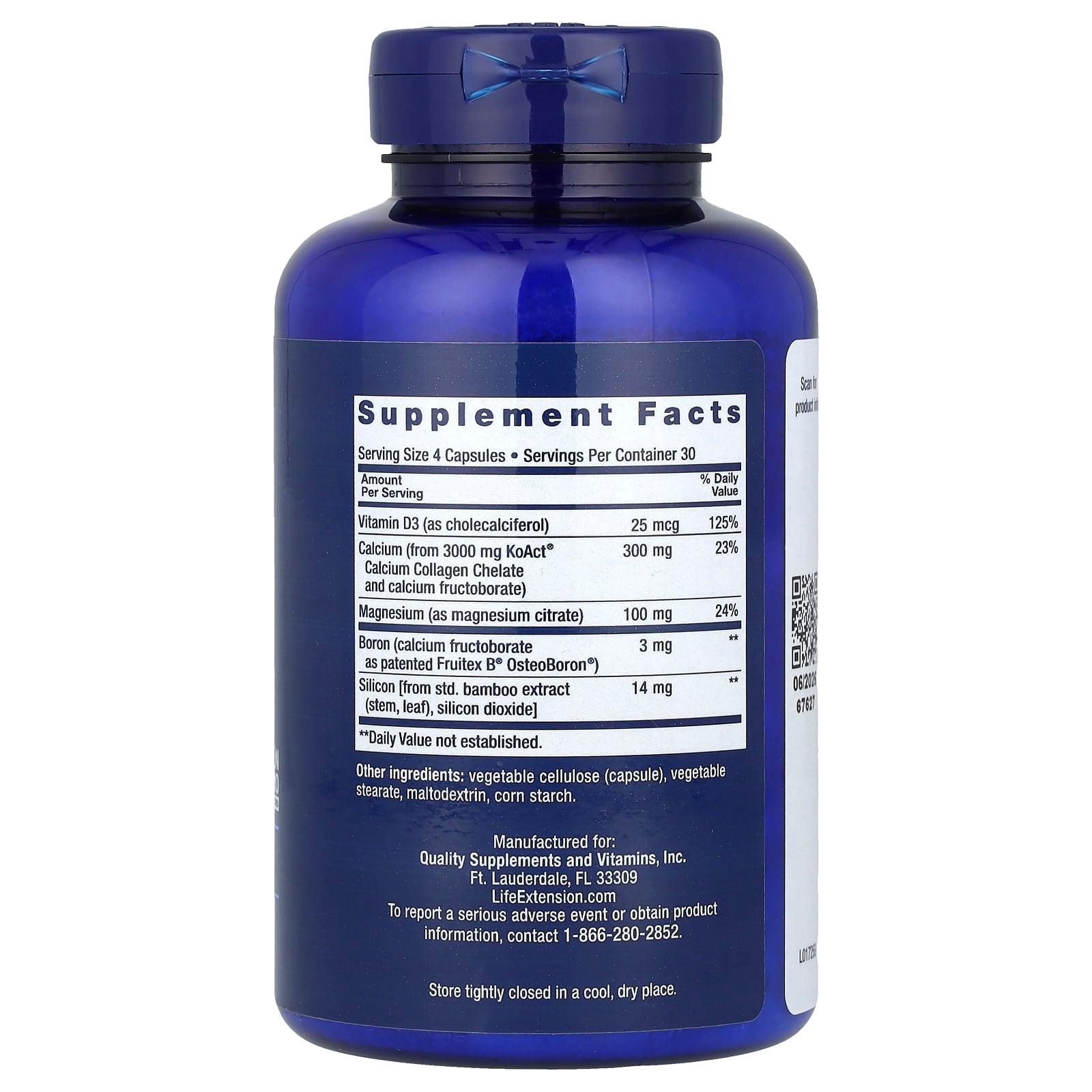 Life Extension, Bone Strength Collagen Formula, 120 Capsules - Image 2