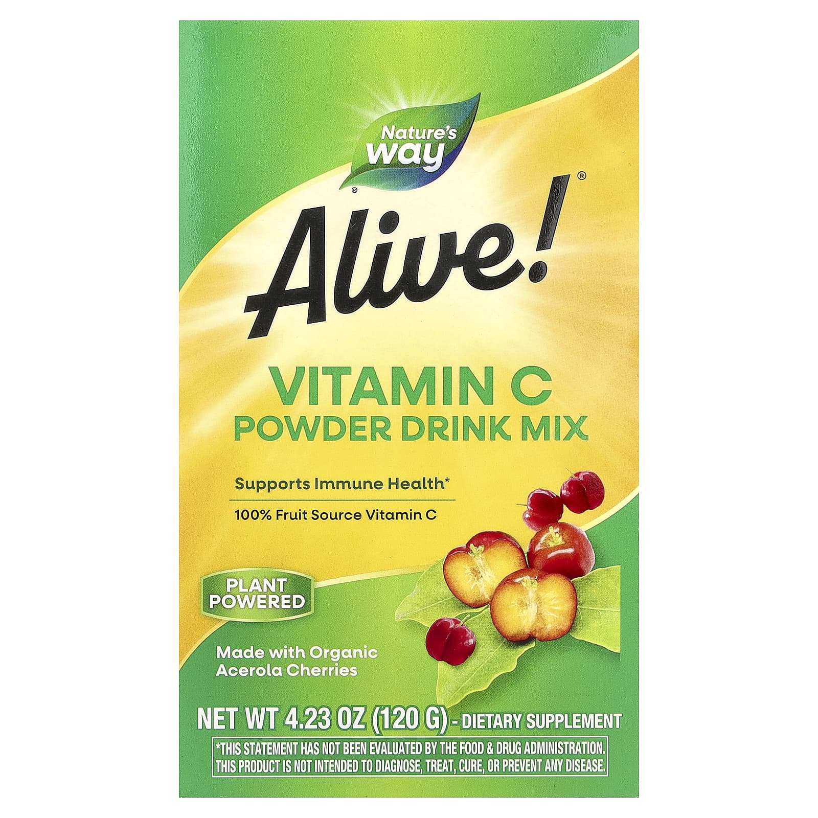 Nature's Way, Alive!® Vitamin C Powder Drink Mix, 4.23 oz (120 g) - Image 1