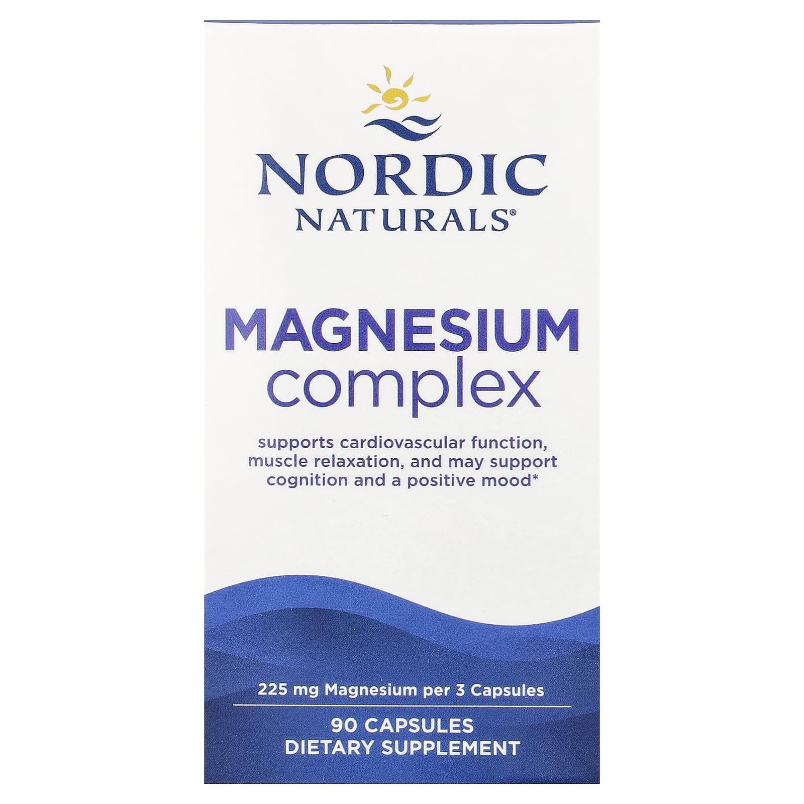 Nordic Naturals, Magnesium Complex, 90 Capsules - Image 1
