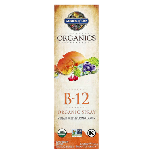 Garden of Life Organic B-12 Spray, Vegan, Non-GMO, 2 fl oz - Image 1