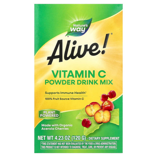 Nature's Way, Alive!® Vitamin C Powder Drink Mix, 4.23 oz (120 g) - Image 1