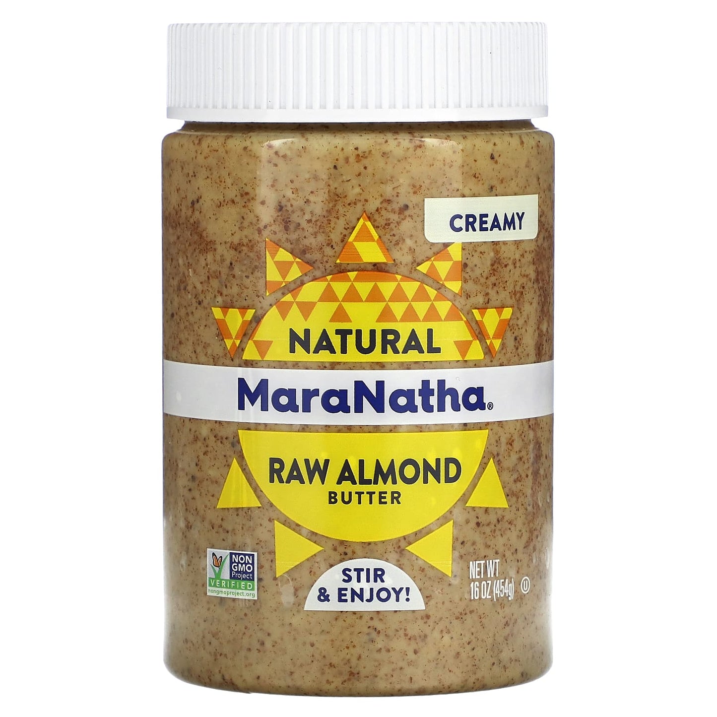 MaraNatha, Natural Raw Almond Butter, Creamy, 16 oz (454 g) - Image 1