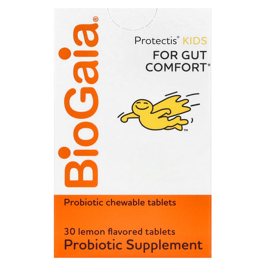BioGaia Protectis Kids Probiotic Chewable Tablets | Lemon Flavor - Image 1