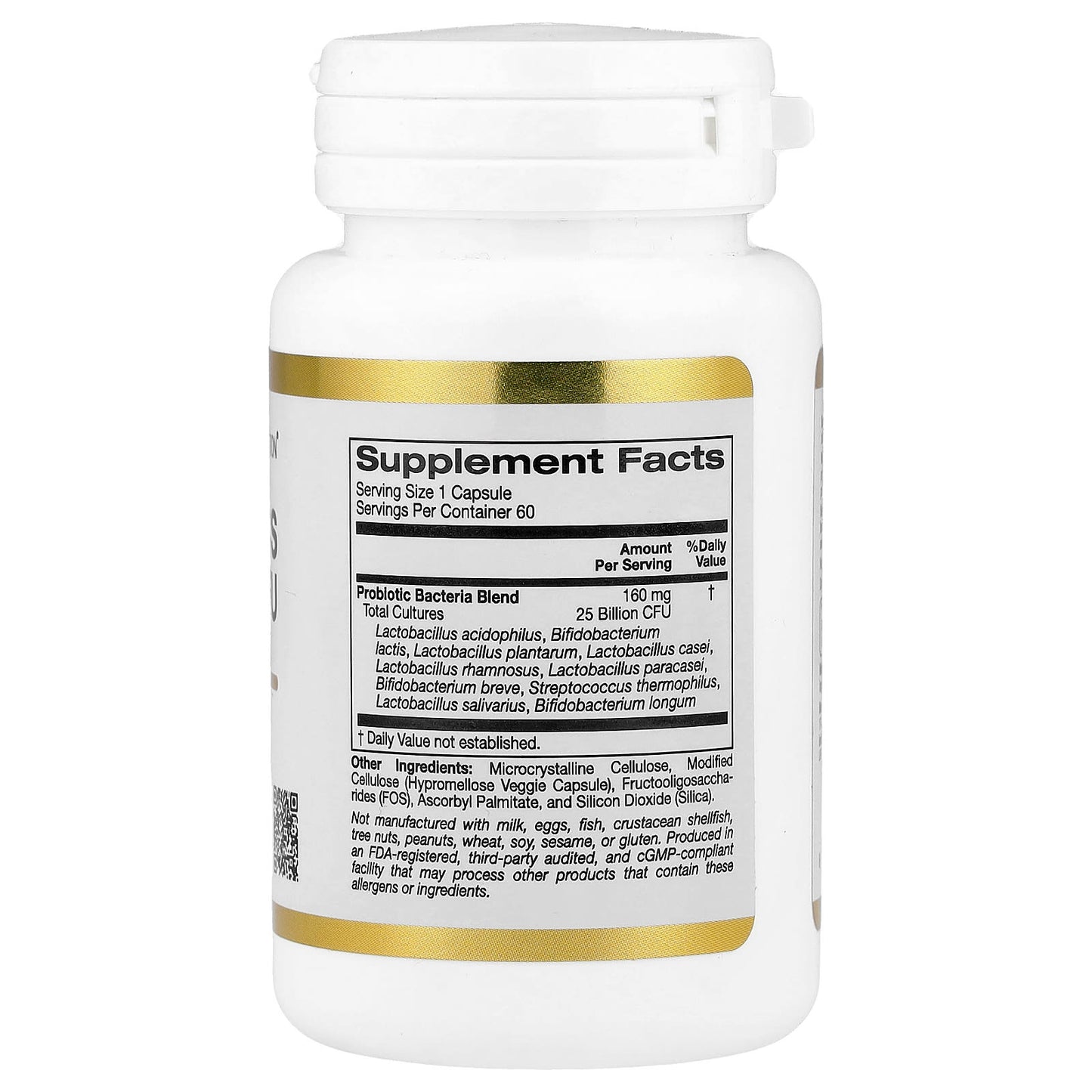 Probiotics with Lactobacillus acidophilus & 10 Strain Blend - 25 Billion CFU - Image 2