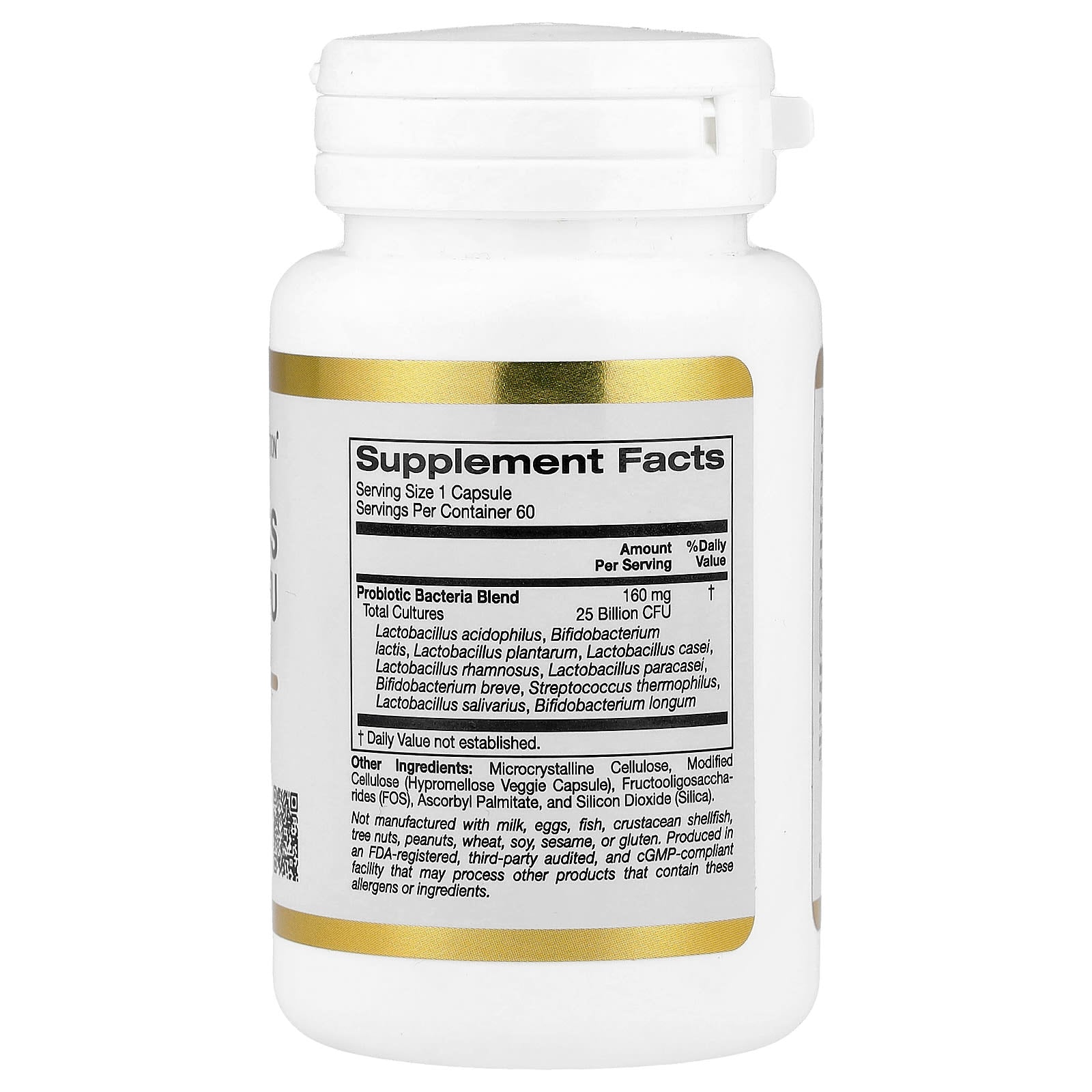 Probiotics with Lactobacillus acidophilus & 10 Strain Blend - 25 Billion CFU - Image 2