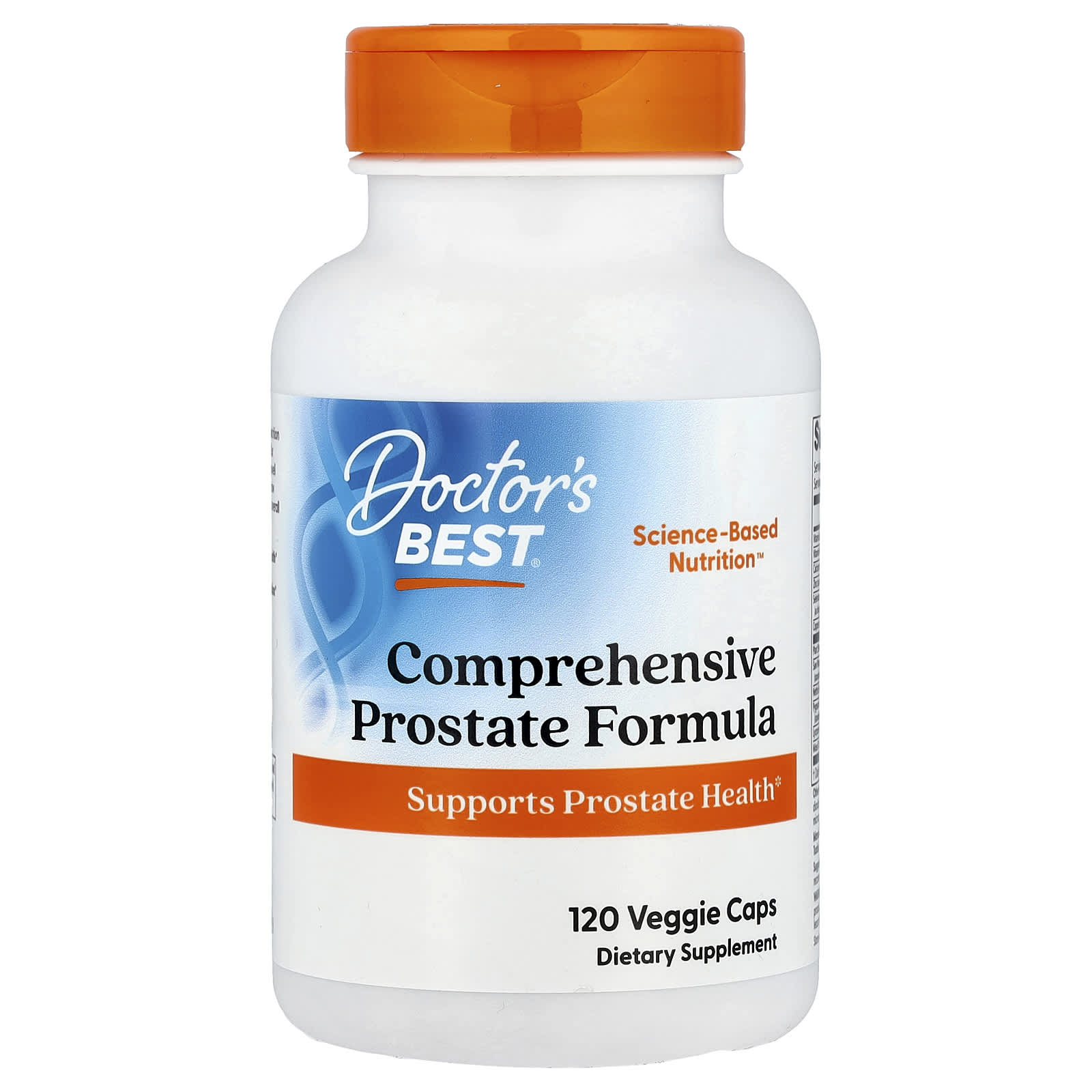 Comprehensive Prostate Support with Doctor's Best Formula, 120 Veggie Caps - Image 1
