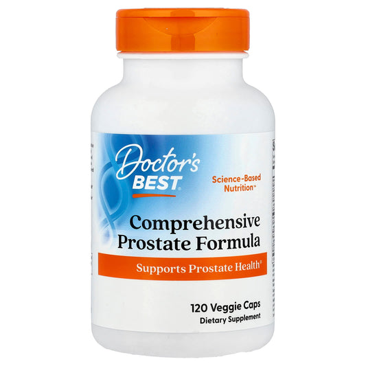 Comprehensive Prostate Support with Doctor's Best Formula, 120 Veggie Caps - Image 1