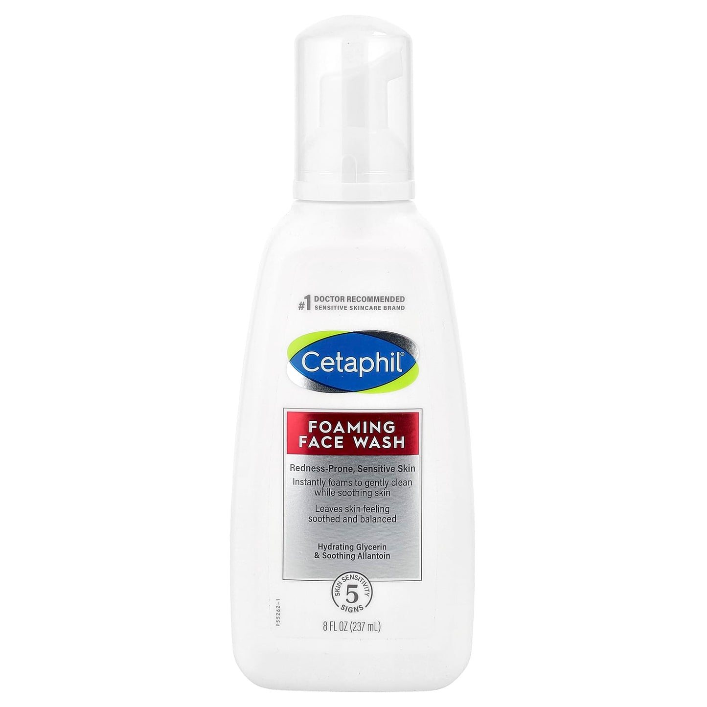 Cetaphil Gentle Foaming Face Wash for Sensitive Skin, 8oz - Image 1