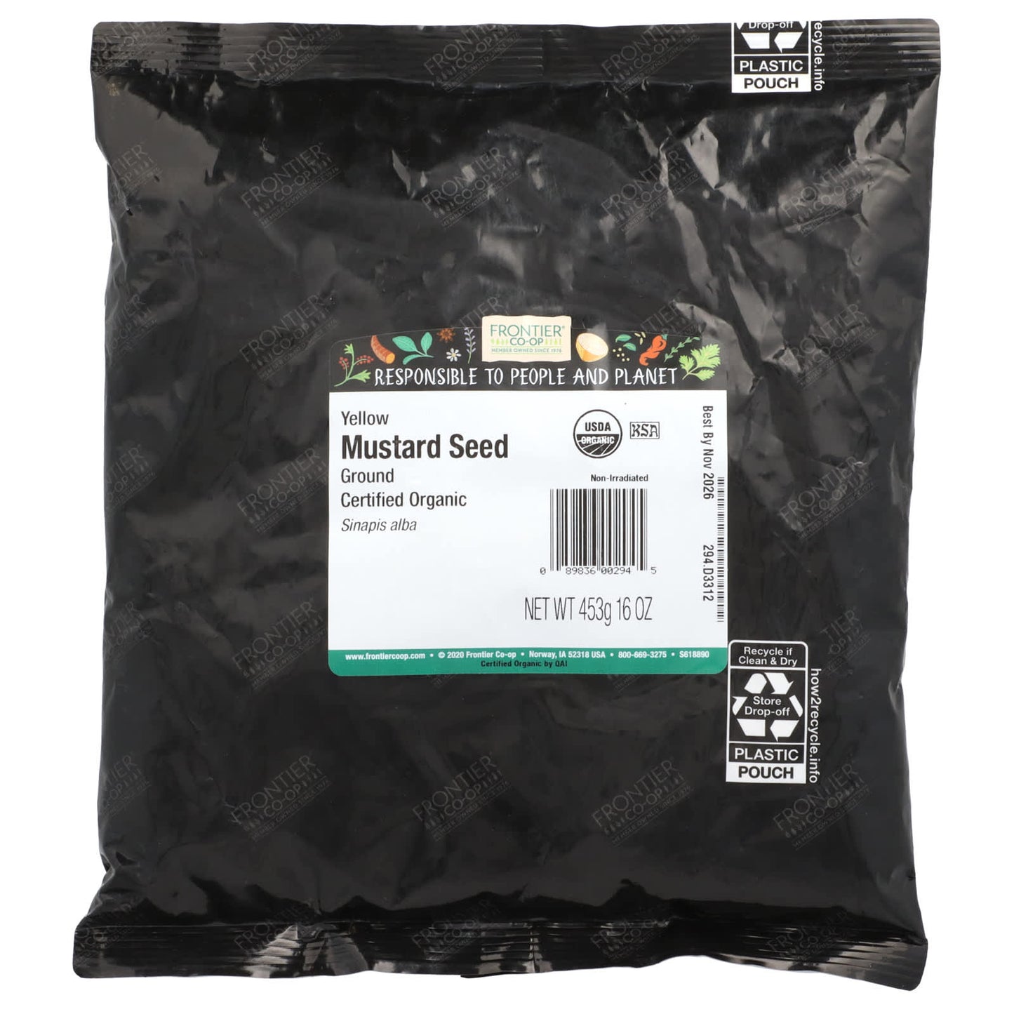 Organic Yellow Mustard Seed for Cooking &amp; Condiments - 16 oz - Image 2