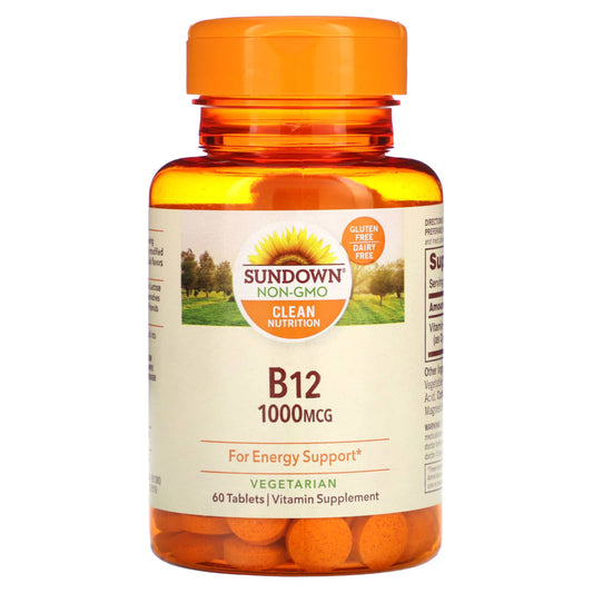 Sundown Naturals, B-12, 1,000 mcg, 60 Tablets - Image 1