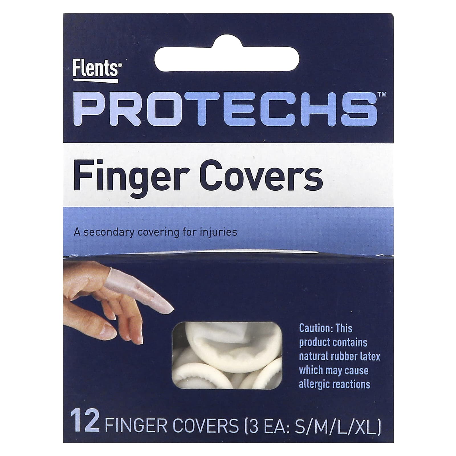 Flents Finger Covers for Injury Protection - S,M,L,XL - Image 1