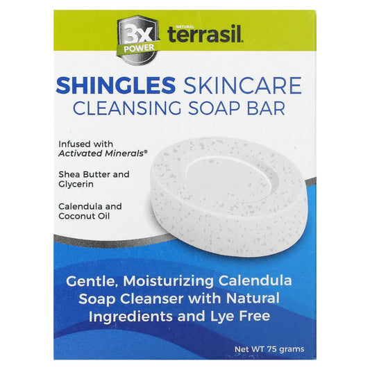 Terrasil, Shingles Skincare Cleaning Soap Bar, 75 g - Image 1