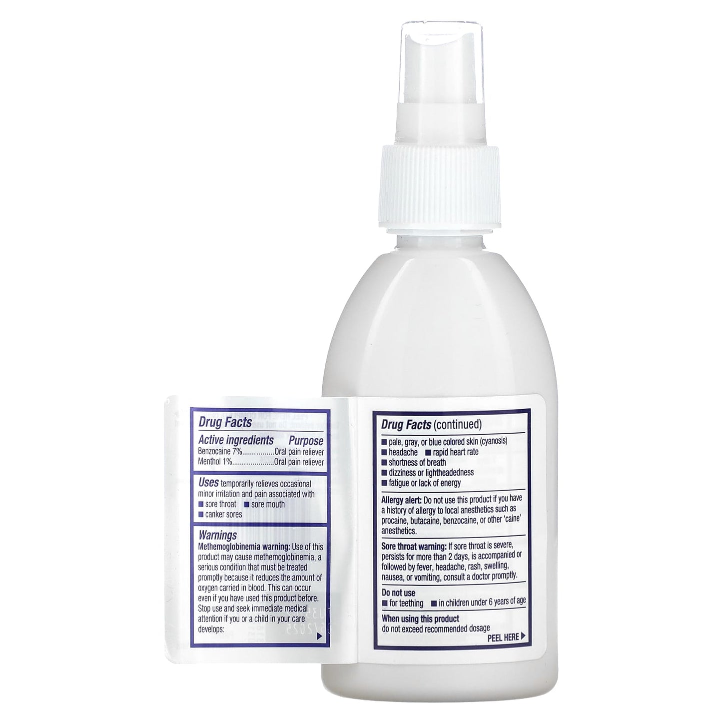 Mucinex, InstaSoothe Sore Throat + Pain Relief Spray, Cherry, 3.8 fl oz (115 ml) - Image 2