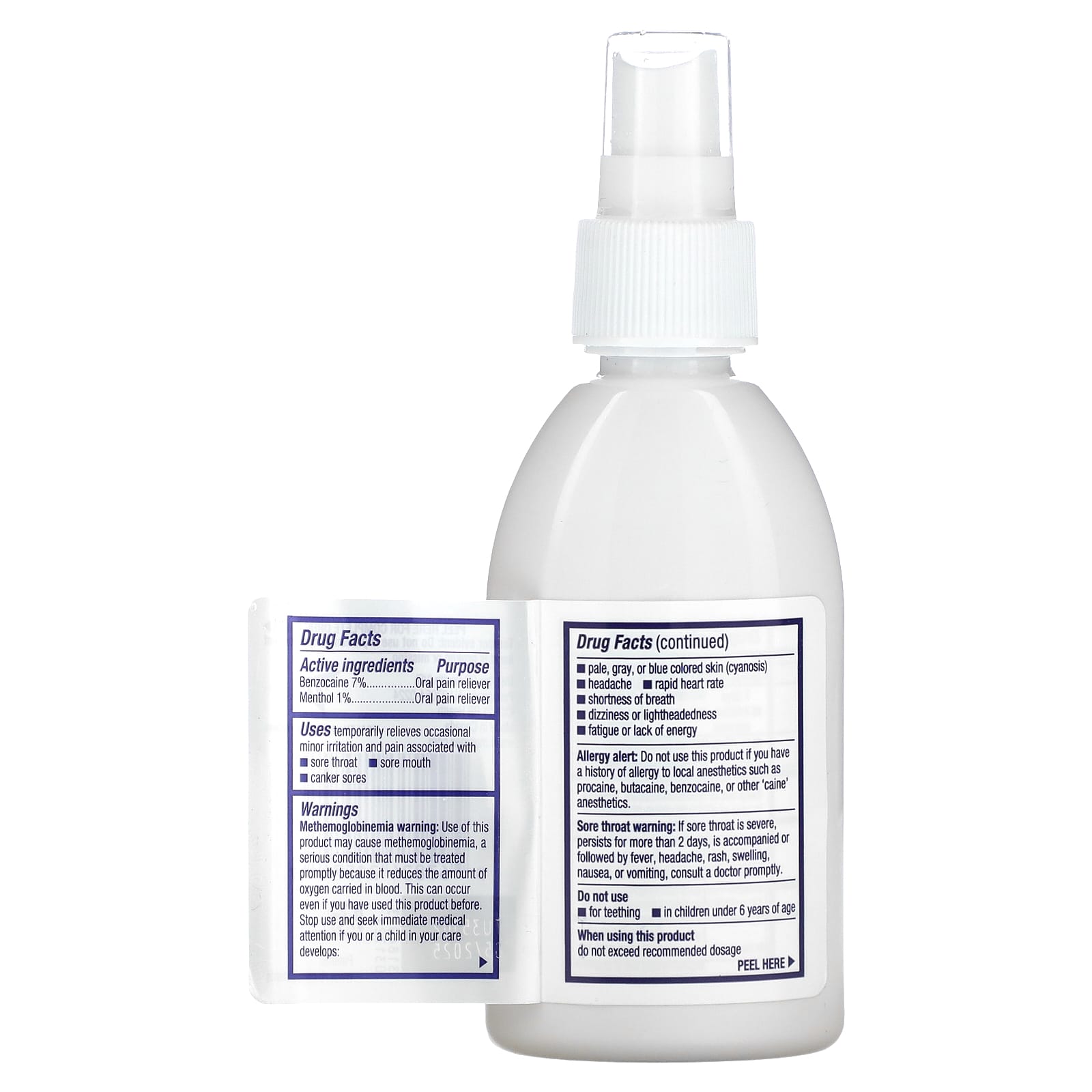 Mucinex, InstaSoothe Sore Throat + Pain Relief Spray, Cherry, 3.8 fl oz (115 ml) - Image 2