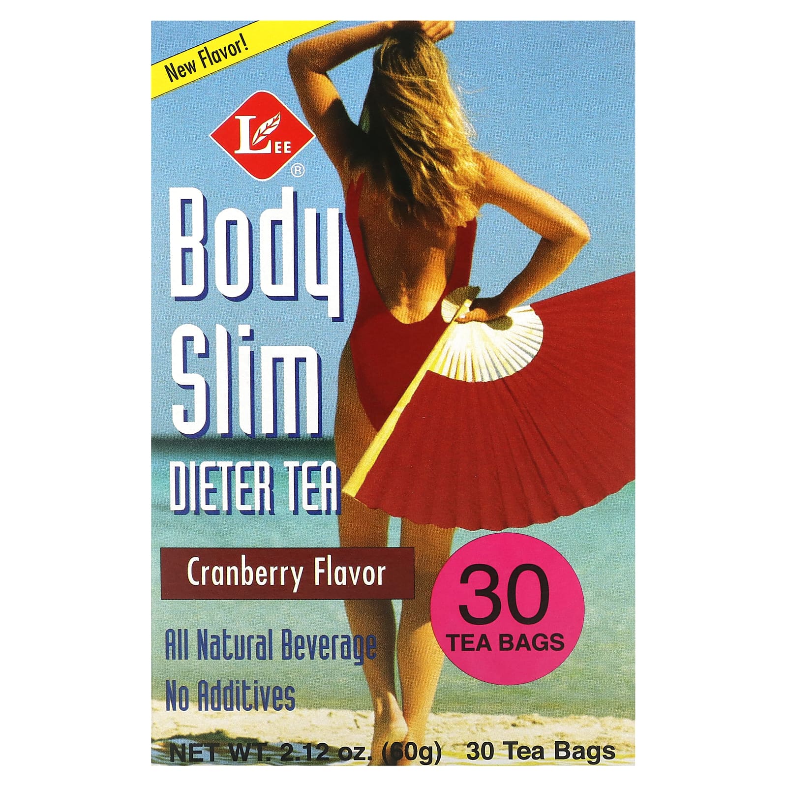 Uncle Lee's Tea, Body Slim Dieter Tea, Cranberry , 30 Tea Bags, 2.12 oz (60 g) - Image 1