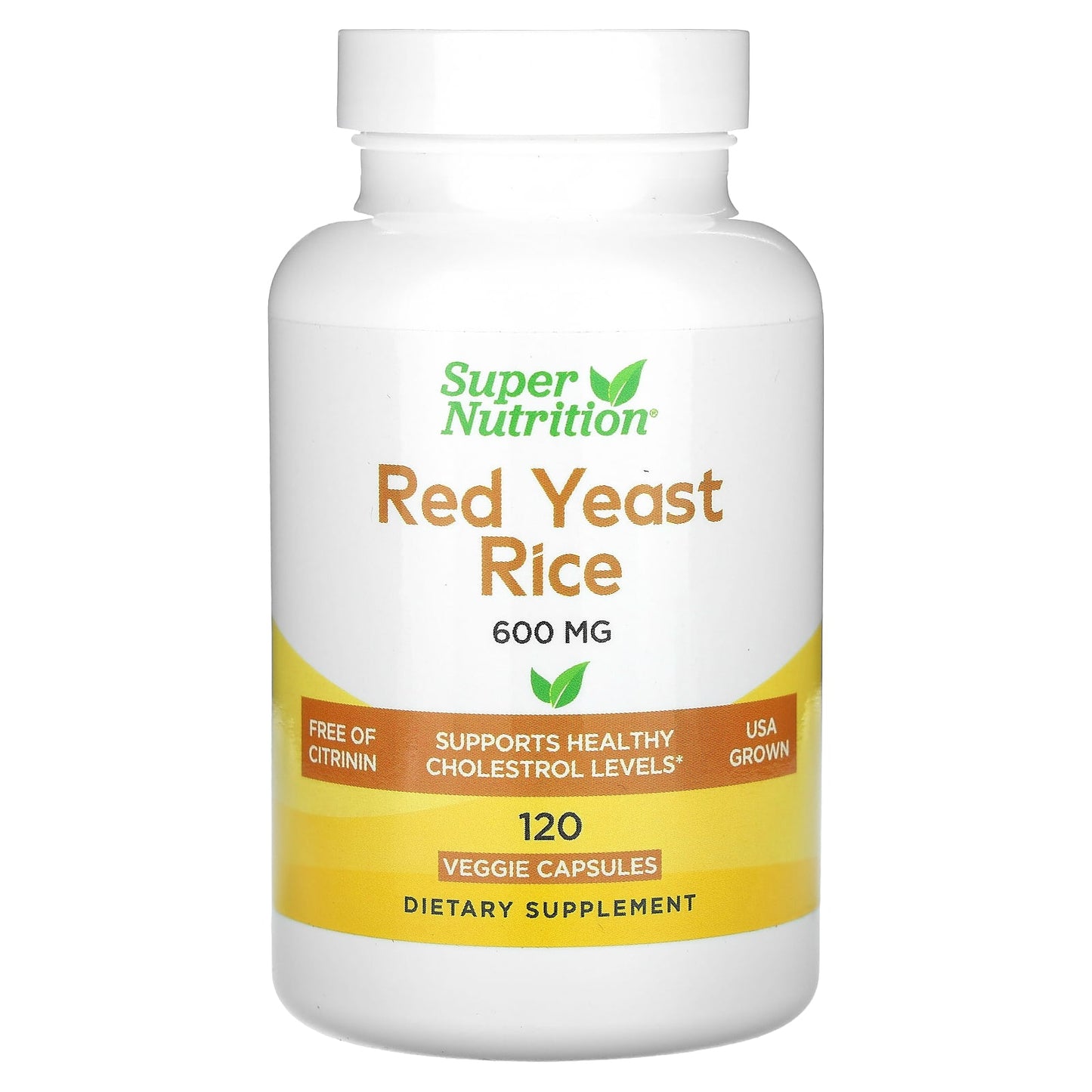 Red Yeast Rice Supplement 600mg - Gluten Free & Vegetarian - Image 1