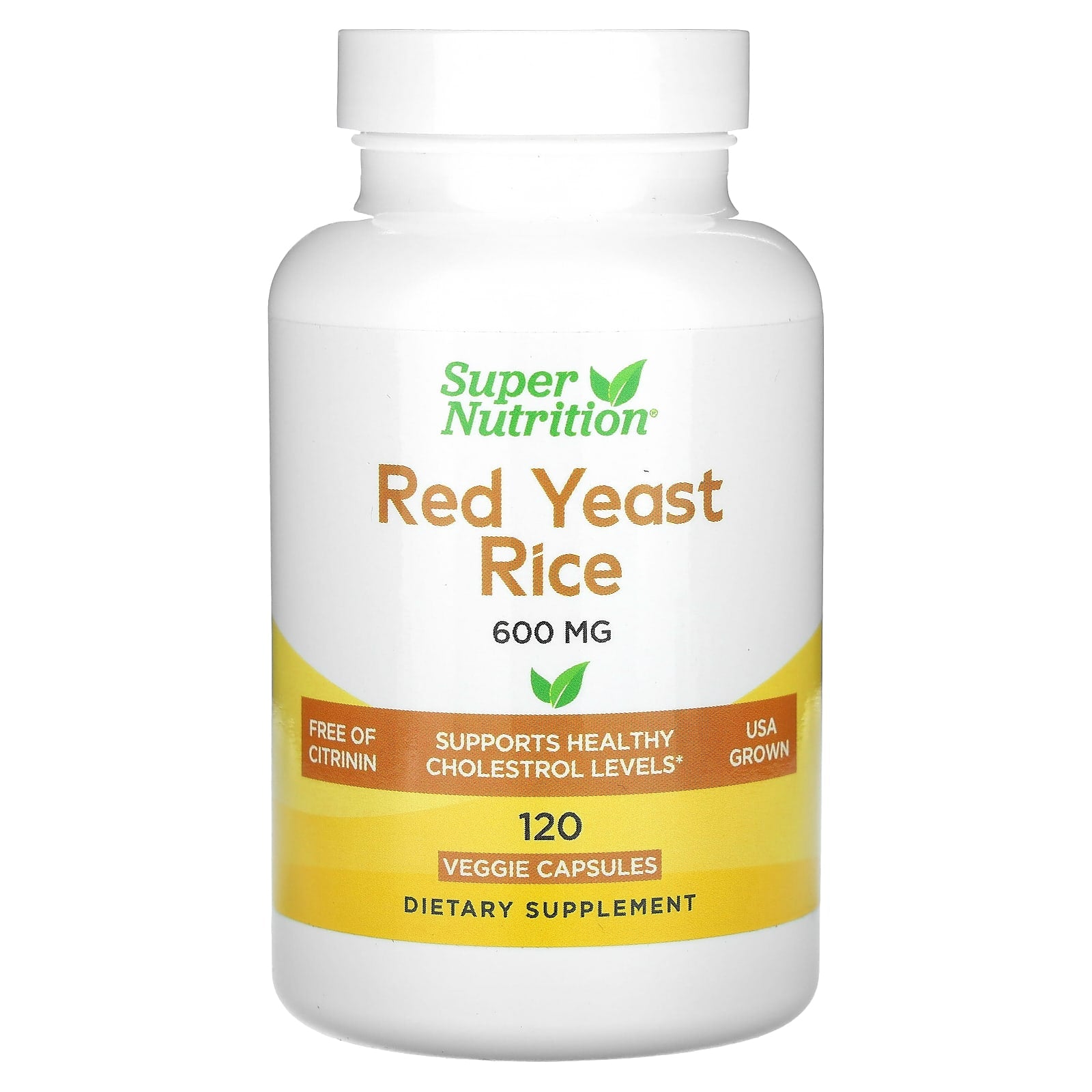 Red Yeast Rice Supplement 600mg - Gluten Free & Vegetarian - Image 1