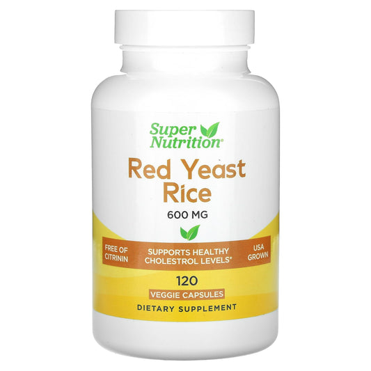 Red Yeast Rice Supplement 600mg - Gluten Free & Vegetarian - Image 1