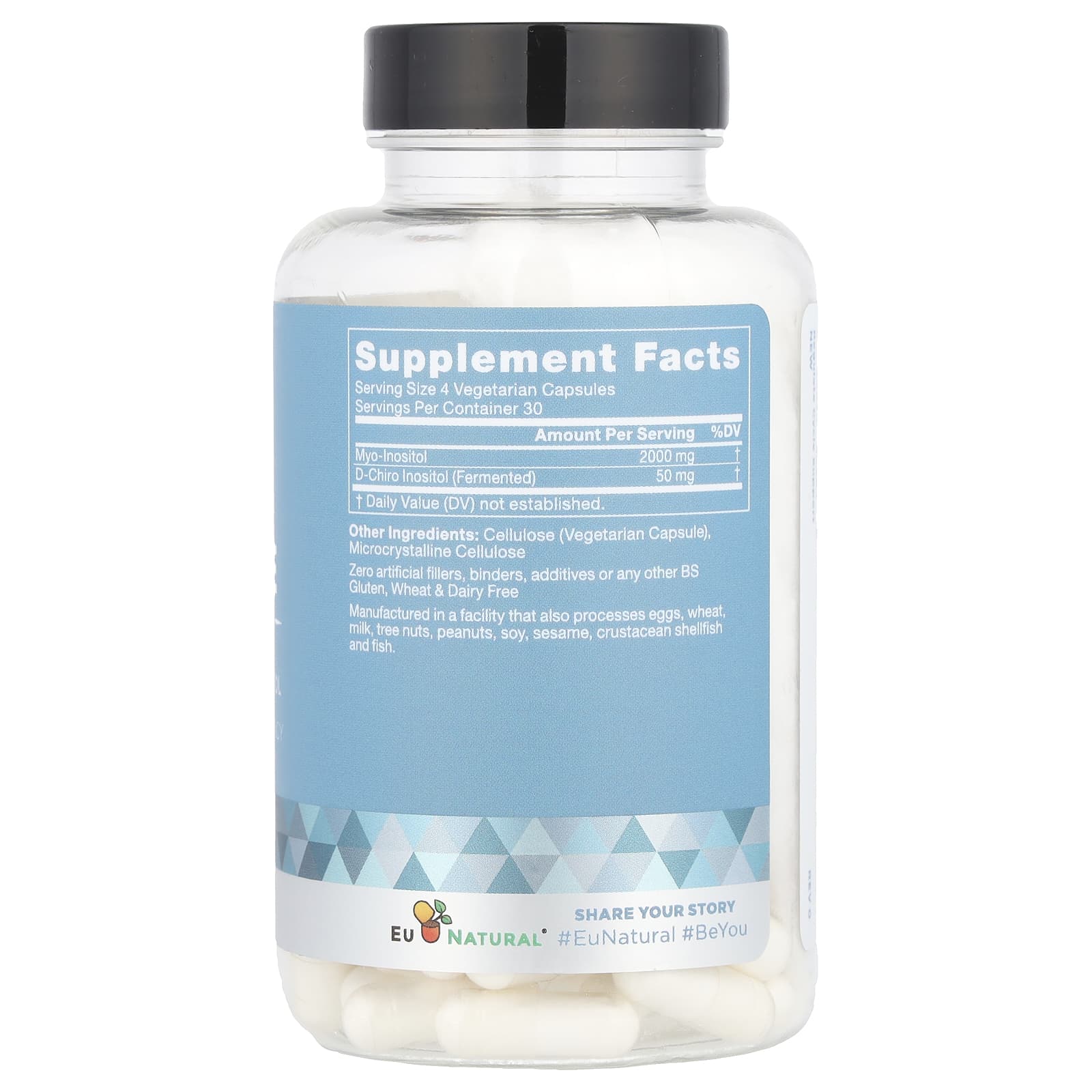 Eu Natural Cycle Support Supplement, 120 Veg Capsules for Menstrual Health - Image 2