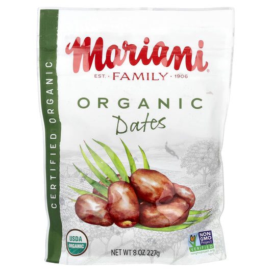 Mariani, Organic Dates, 8 oz (227 g) - Image 1