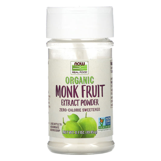 NOW Foods, Real Food, Monk Fruit Extract, 0.7 oz (19.85 g) - Image 1