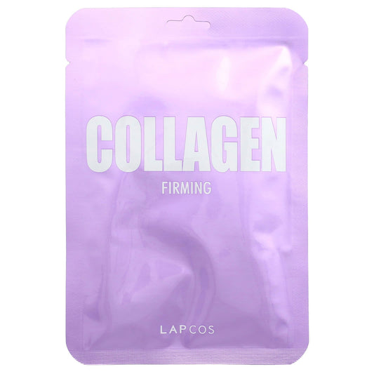 Lapcos, Collagen Firming Beauty Sheet Mask, 1 Sheet, 0.84 fl oz (25 ml) - Image 1