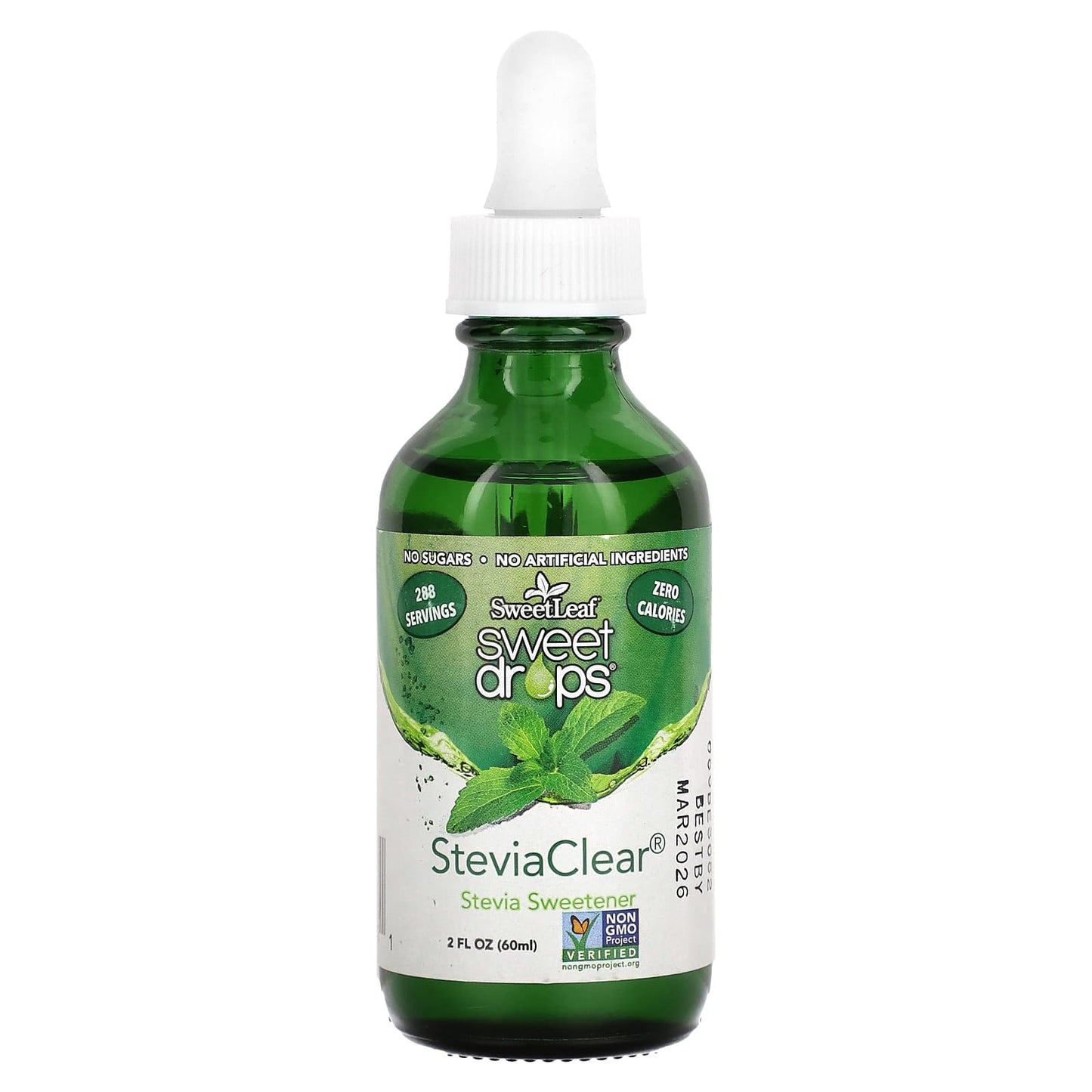 SweetLeaf Stevia, Sweet Drops, SteviaClear, 2 fl oz (60 ml) - Image 1