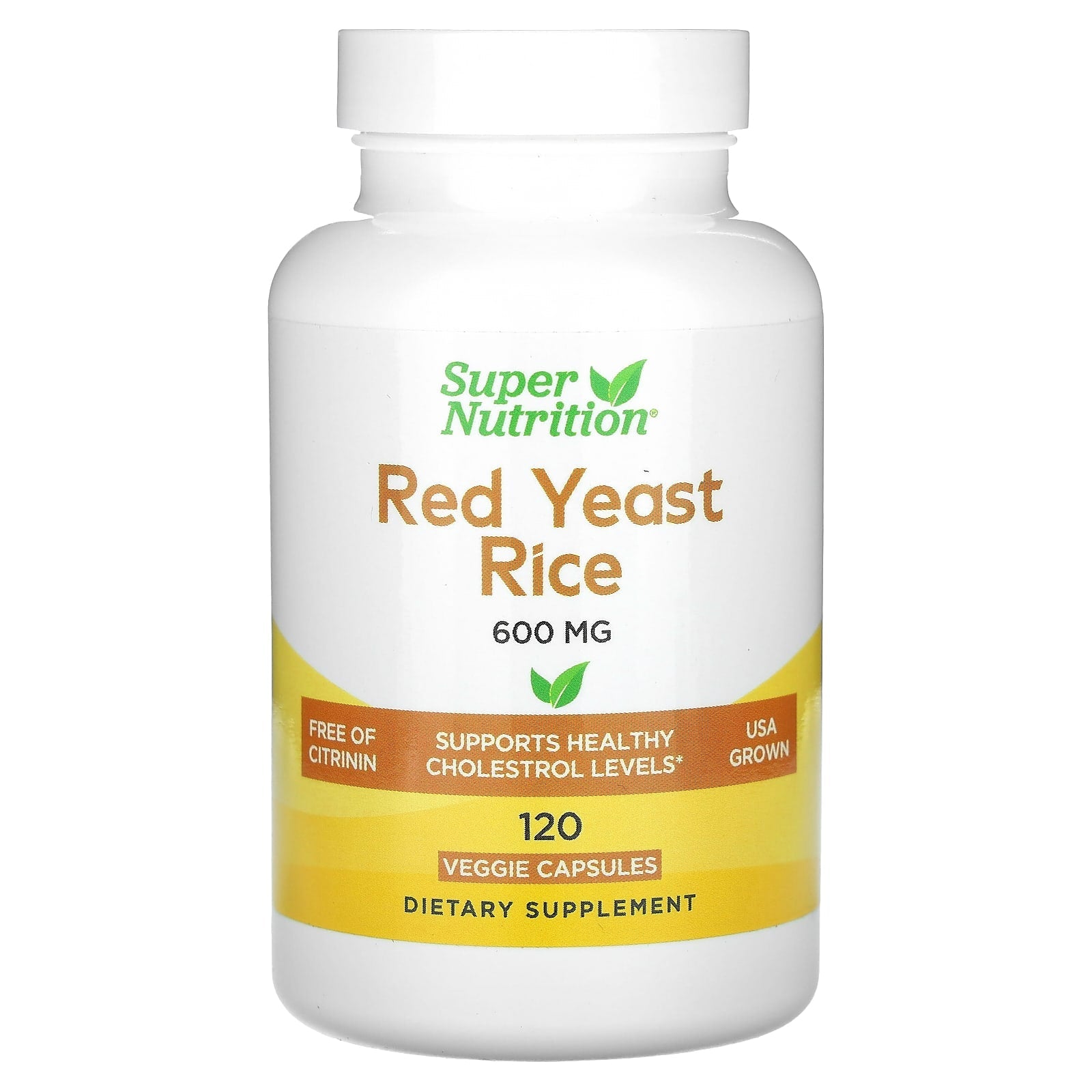 Red Yeast Rice Supplement 600mg - Gluten Free & Vegetarian - Image 1