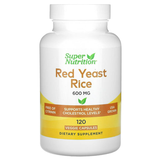 Red Yeast Rice Supplement 600mg - Gluten Free & Vegetarian - Image 1