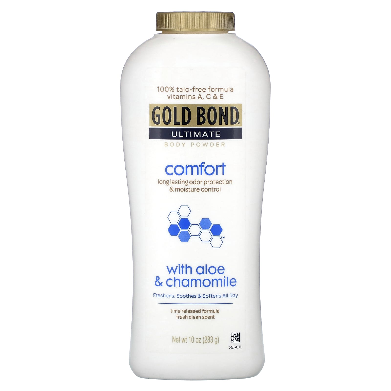 Gold Bond Ultimate Comfort Body Powder 10 oz (283g) - Talc-Free & Long Lasting - Image 1
