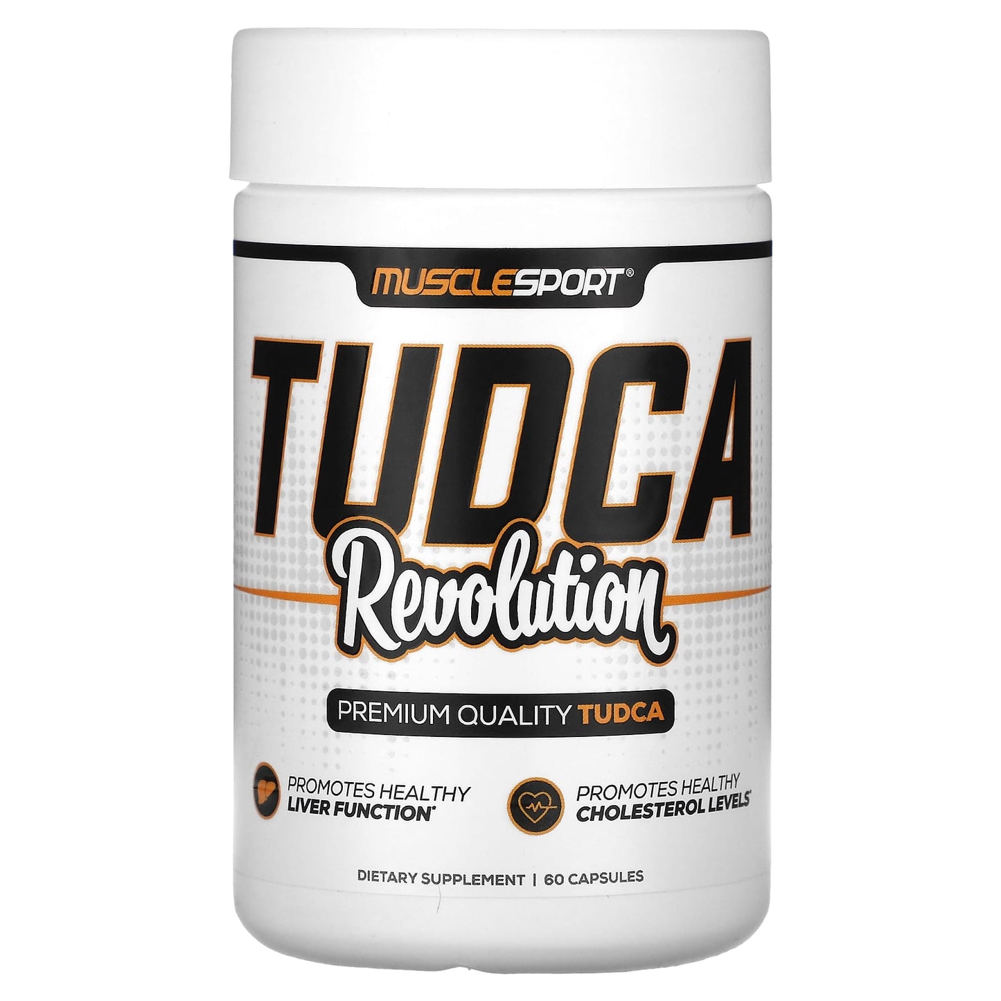 MuscleSport, TUDCA, Revolution, 250 mg, 60 Capsules - Image 1
