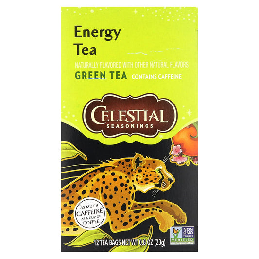 Green Tea Energy Boost - Celestial Seasonings, 12 Tea Bags - Image 1