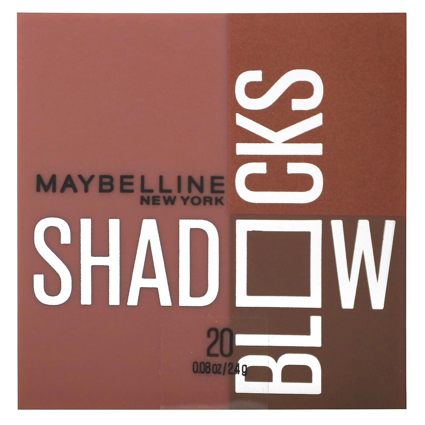 Maybelline, Shadow Blocks, 20 West 4th & Perry St, 0.08 oz (2.4 g) - Image 1