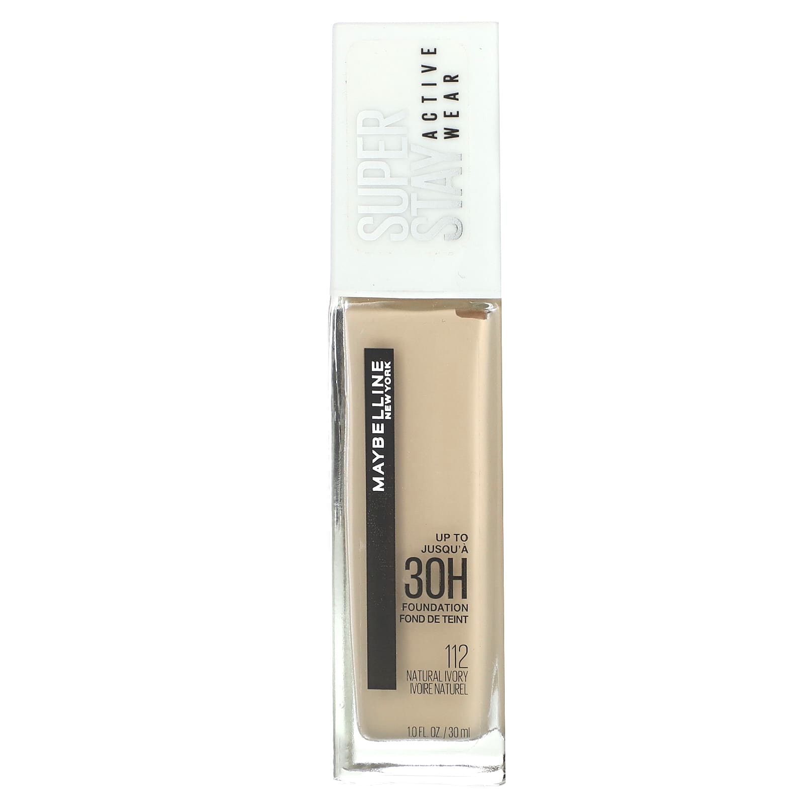 Maybelline, Super Stay, Active Wear Foundation, 112 Natural Ivory, 1 fl oz (30 ml) - Image 1