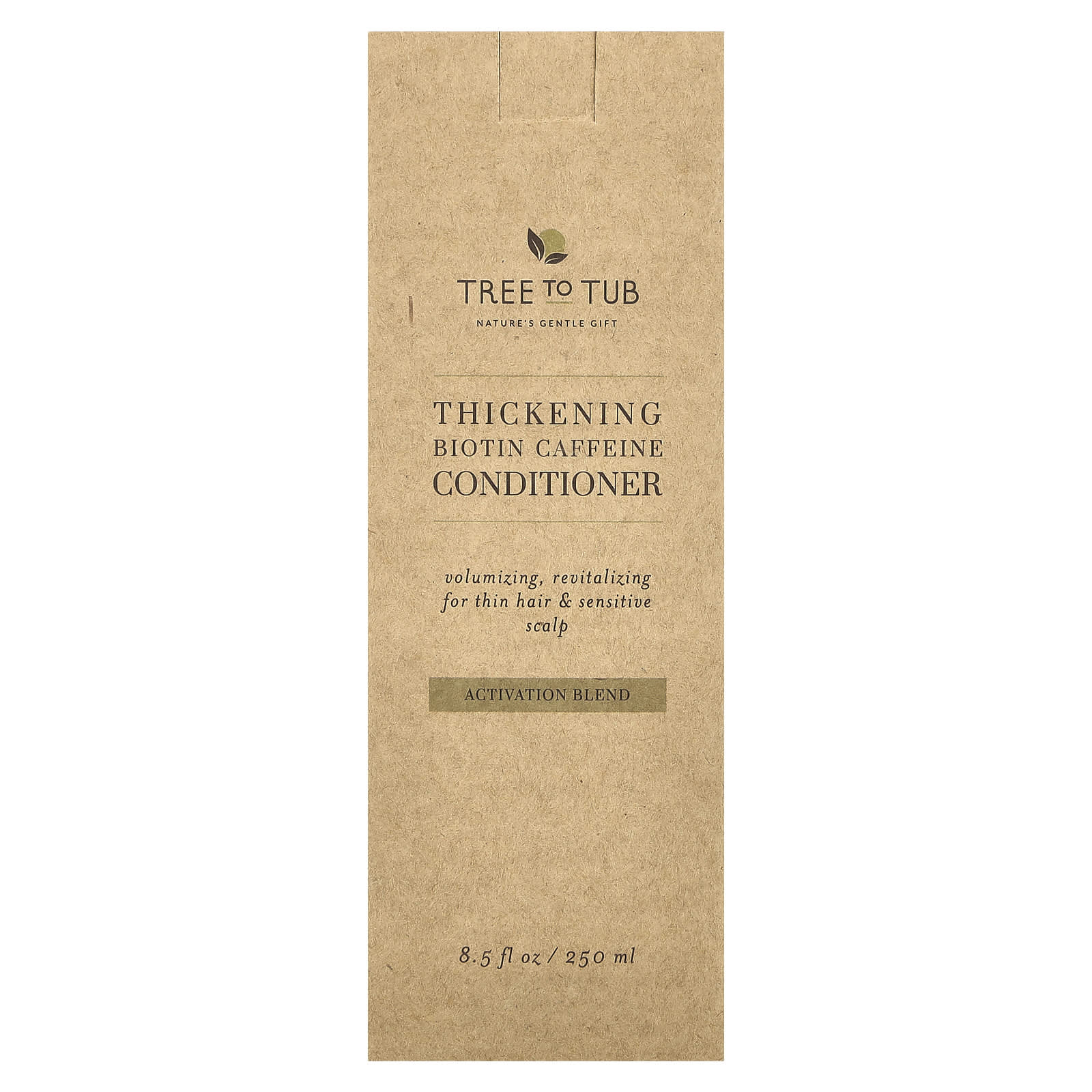 Tree To Tub, Thickening Biotin Caffeine Conditioner, 8.5 fl oz (250 ml) - Image 2