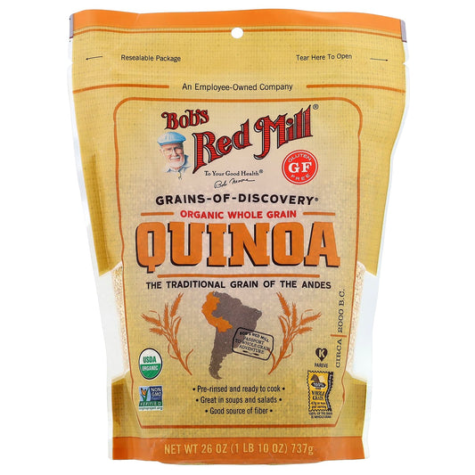 Organic Whole Grain Quinoa, Gluten Free, 26 oz - Bob's Red Mill - Image 1