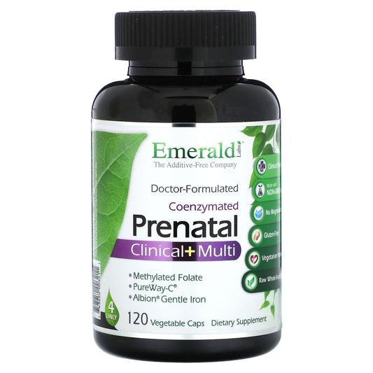 Emerald Laboratories Coenzymated Prenatal & Multi Vitamin Supplement 120 Caps - Image 1